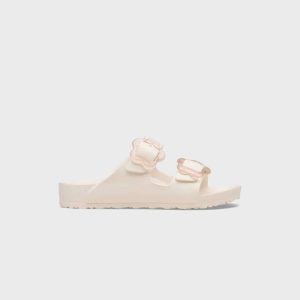 Birkenstock Kids Arizona EVA Flower Buckle - Eggshell