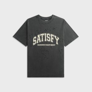 Satisfy MothTech? Tee - Aged Black
