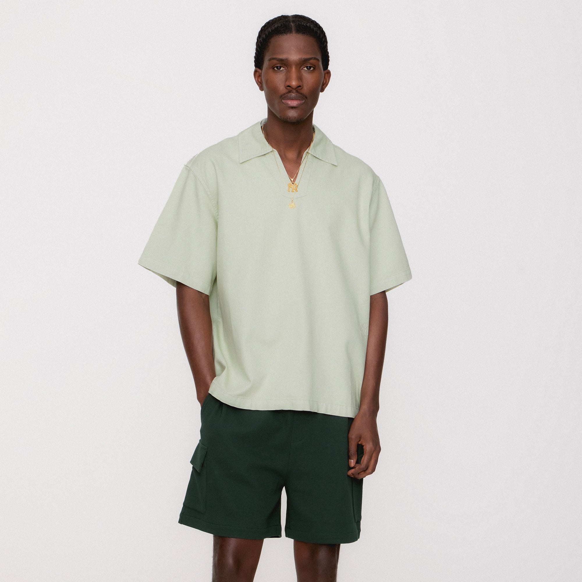 Kith Micro Waffle Fairfax Cargo Short - Stadium - Image 3