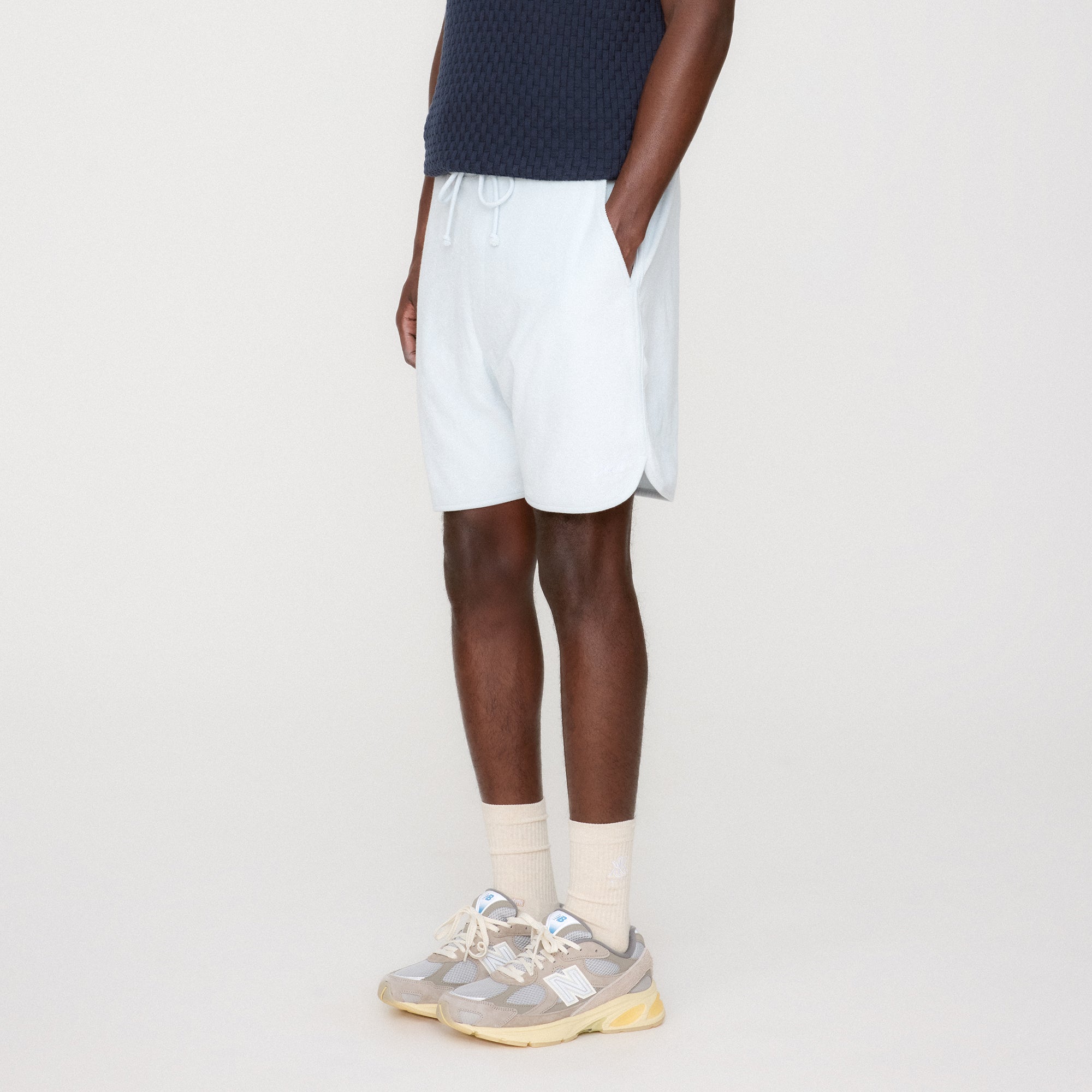 Kith Plush Terry Jordan Short - Light Indigo - Image 2