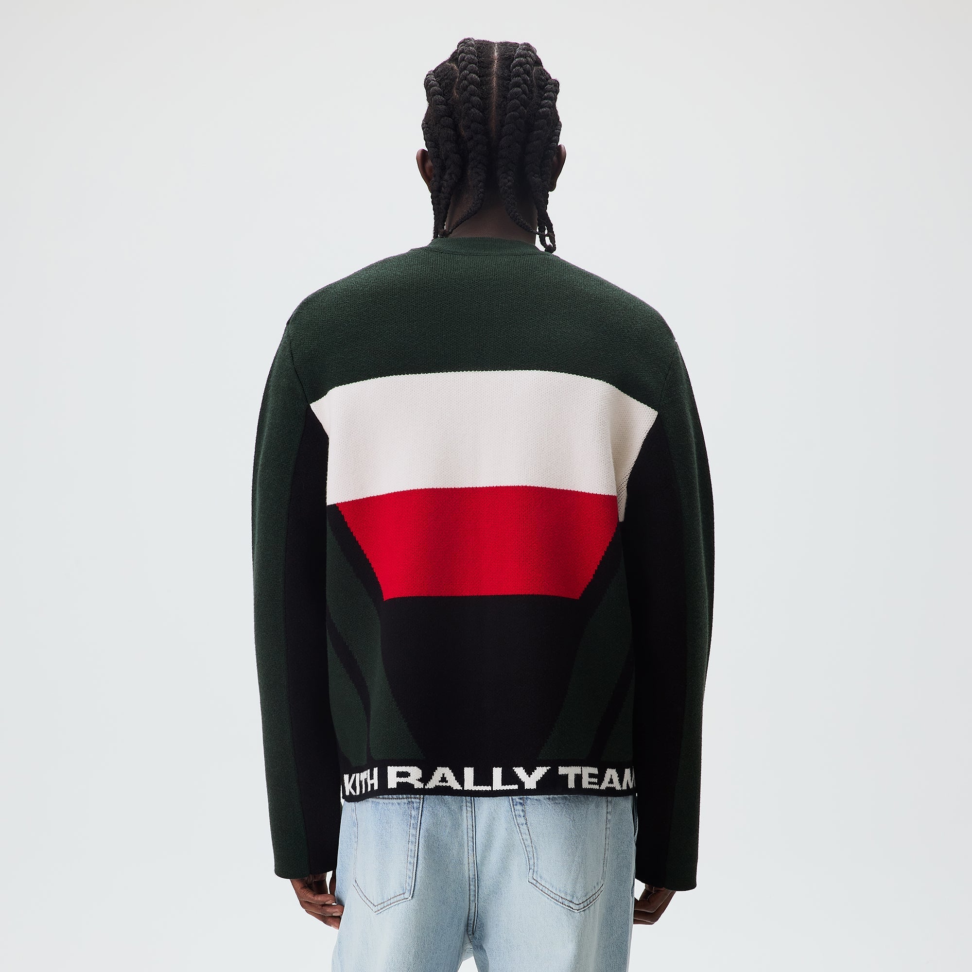 Kith Knit Moto Full Zip Jacket - Stadium - Image 3