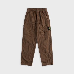 Stone Island Oragnic Cotton Cargo Pant - Umber