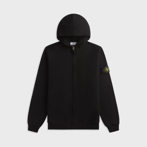 Stone Island Hooded Sweater - Black