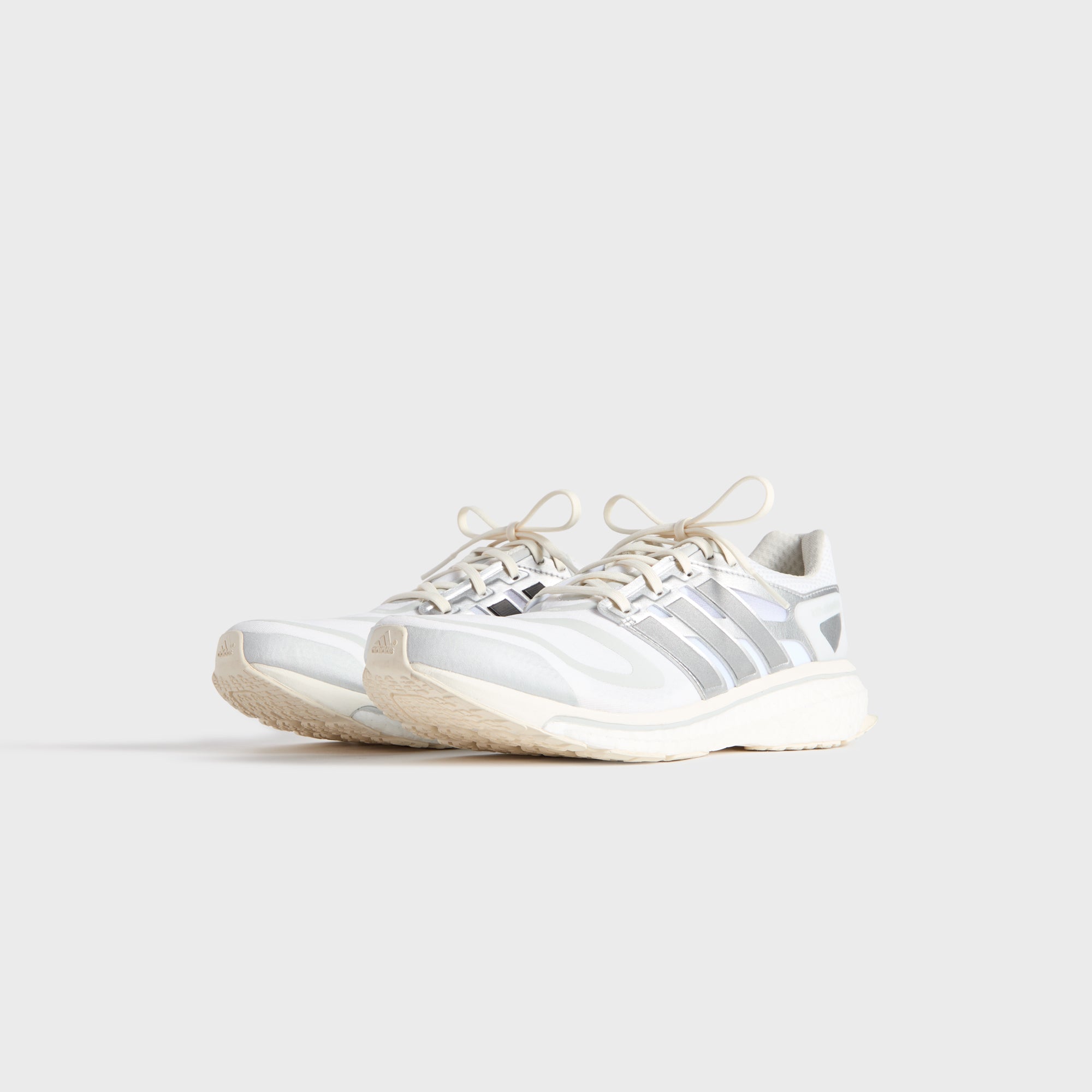 Kith for adidas Energy Boost - White / Black / Silver Metallic - Image 2