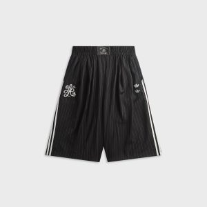 adidas x Willy Chavarria Pinstripe Long Short - Black