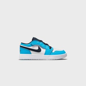Nike PS Jordan 1 Low Alt - White / Obsidian / Dark Powder Blue