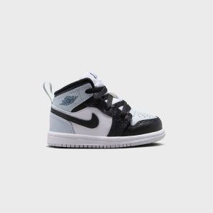 Jordan TD Jordan 1 Mid - Black / Aura / Squadron Blue