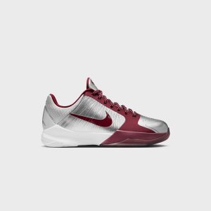 Nike GS Kobe 5 Protro - Metallic Silver / White / Team Red
