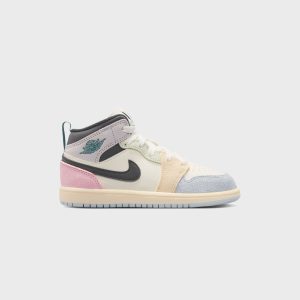 Jordan PS Air Jordan 1 Mid SE - Sail / Iced Jade / Anthracite / Jade Aura