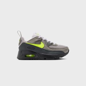 Nike PS Air Max 90 - Black / Anthracite / Light Charcoal / Neon Yellow