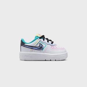 Nike TD Force 1 Low - White / Hyper Pink / Dusty Cactus / Anthracite