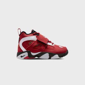 Nike PS Air Diamond Turf II - Main Red / Black / Metallic Gold / White