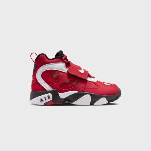 Nike GS Air Diamond Turf II - Main Red / Black / Metallic Gold / White