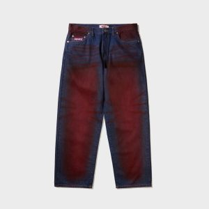 Awake NY Orchard Street Baggie Jeans - Red