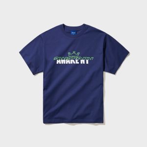 Awake NY Headcrack Champs Tee - Navy