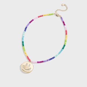 BAUBLEBAR Kids Locket Necklace - Smiley