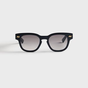 Bottega Veneta BV1441S Recycled Acetate Sunglasses - Black / Grey