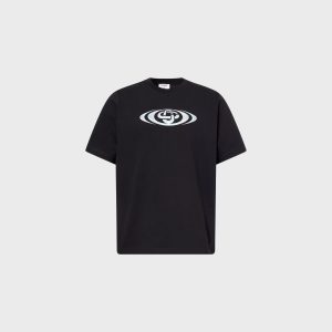 Casablanca Warped Logo Classic Tee - Black
