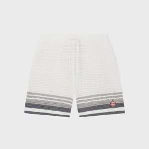 Casablanca Crochet Short - White / Grey
