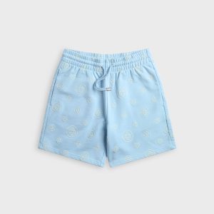 Casablanca Applique Monogram Sweatshort - Blue
