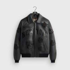 Kith & AVIREX for the New York Knicks Madison Square Garden Icon Jacket - Black