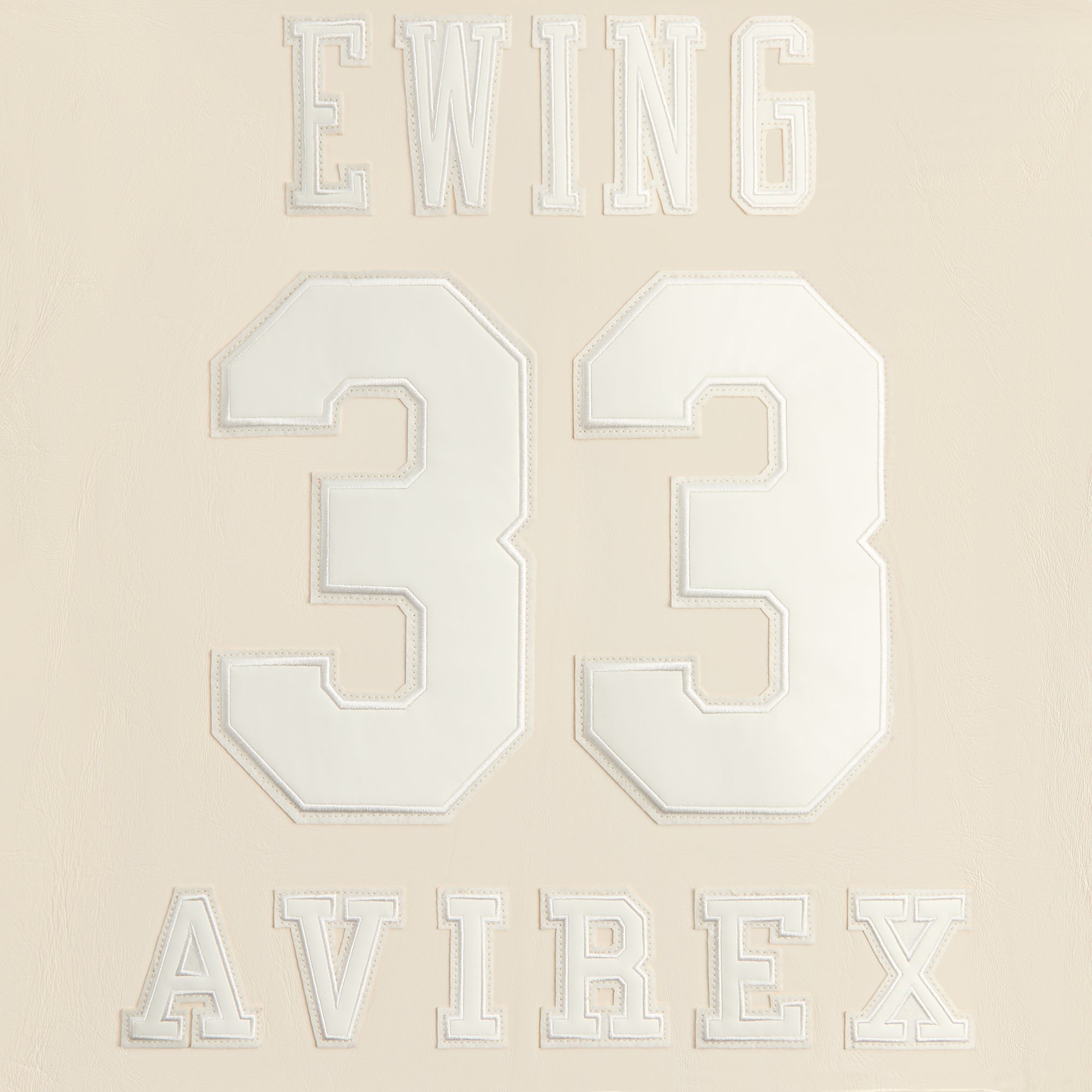 Kith & AVIREX for the New York Knicks Patrick Ewing Legend Jacket - Sandrift - Image 7