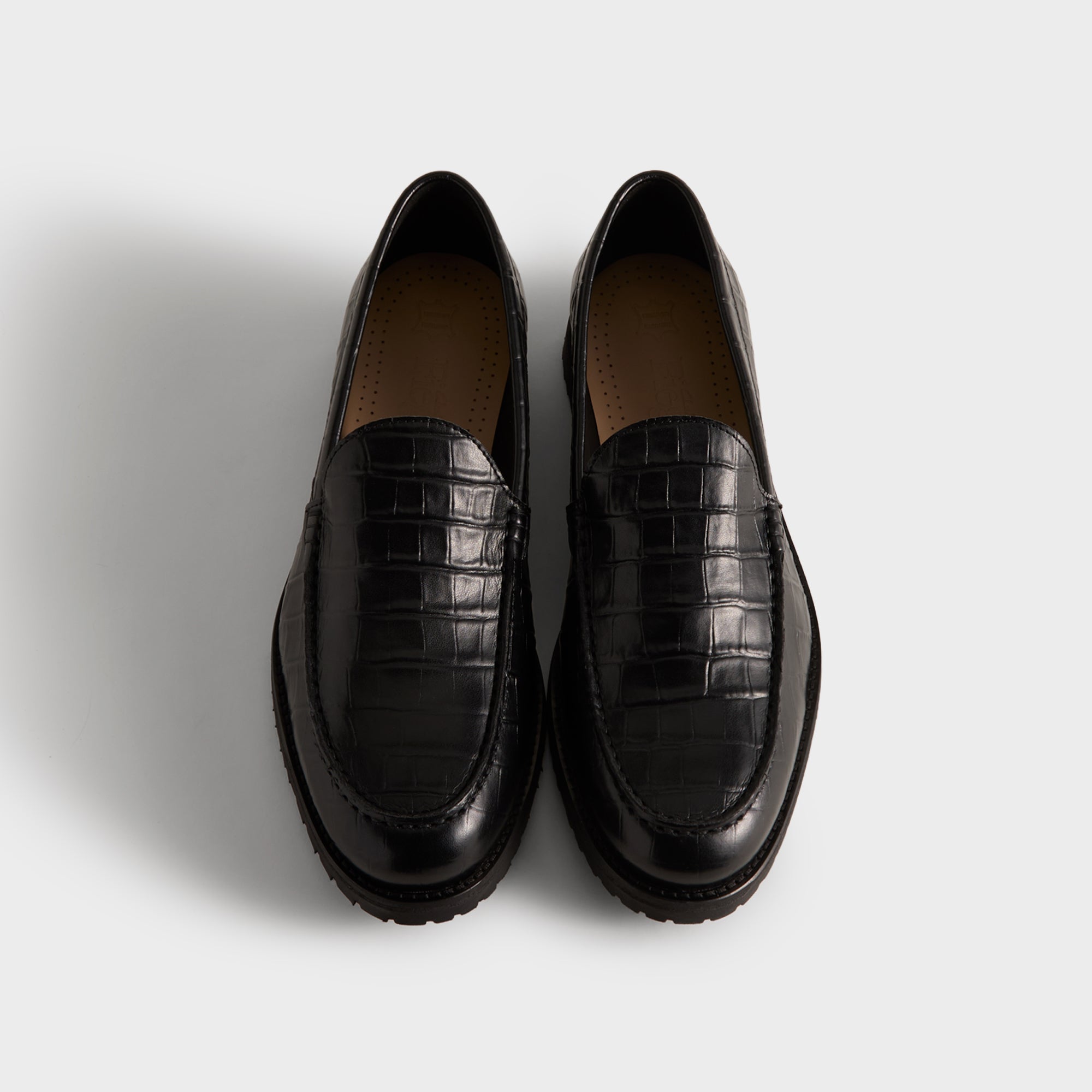 8th St by Ronnie Fieg for Clarks Originals Bristol Loafer - Black Croc - Image 6