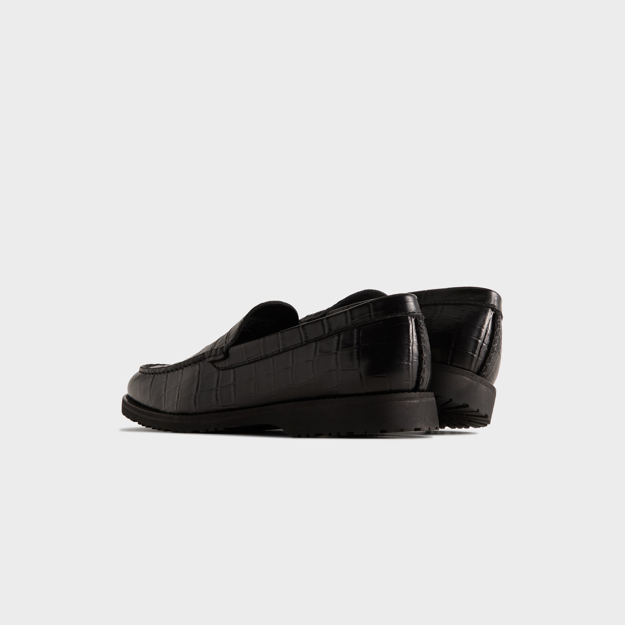 8th St by Ronnie Fieg for Clarks Originals Bristol Loafer - Black Croc - Image 12