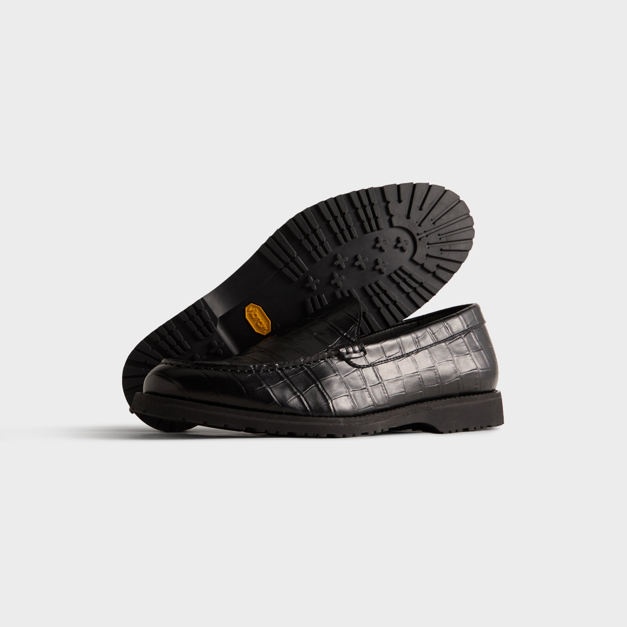 8th St by Ronnie Fieg for Clarks Originals Bristol Loafer - Black Croc - Image 11