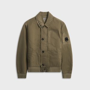 C.P. Company Panama-R Bomber Jacket - Moss Gray