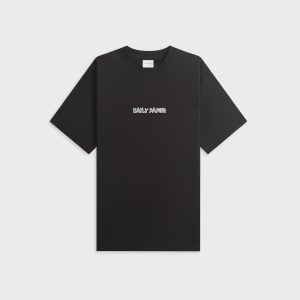 Daily Paper Burning Shield Short Sleeve Tee - Black