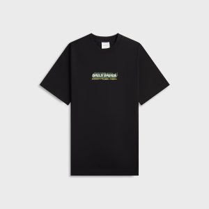 Daily Paper Sticker Tee - Black