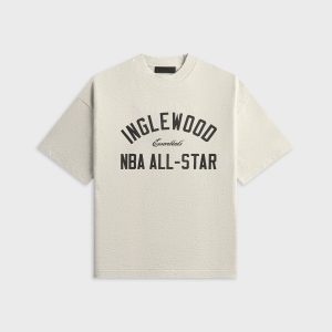 Essentials Inglewood x All Star Weekend '26 90s Tee - Oatmeal Heather
