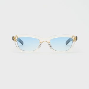 Flatlist Clint - Crystal Yellow / Dark Tortoise / Light Blue Lens
