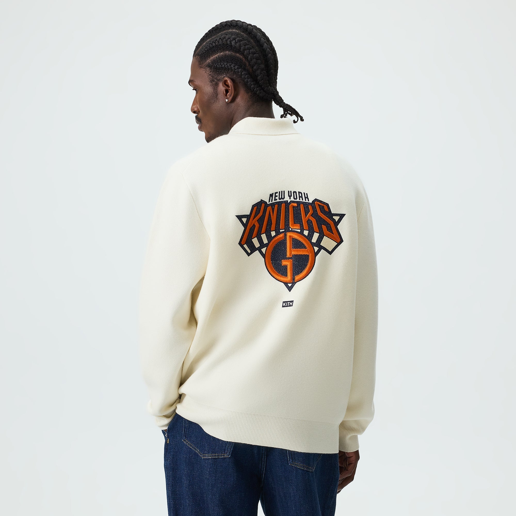Giorgio Armani & Kith for the New York Knicks Harmon Rugby Polo - Sandrift - Image 3
