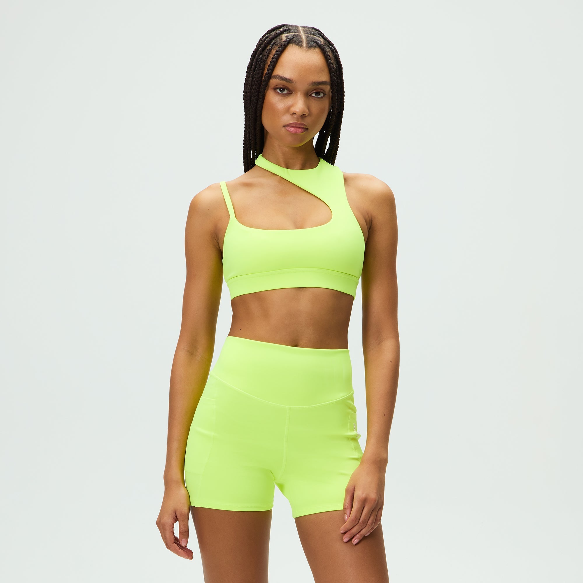 Kith Women Enhance Asymmetrical Racerback Bra - Voltage - Image 2