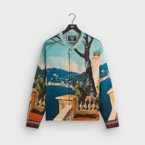 Giorgio Armani & Kith Capri Long Sleeve Zip-Up Shirt - Multi