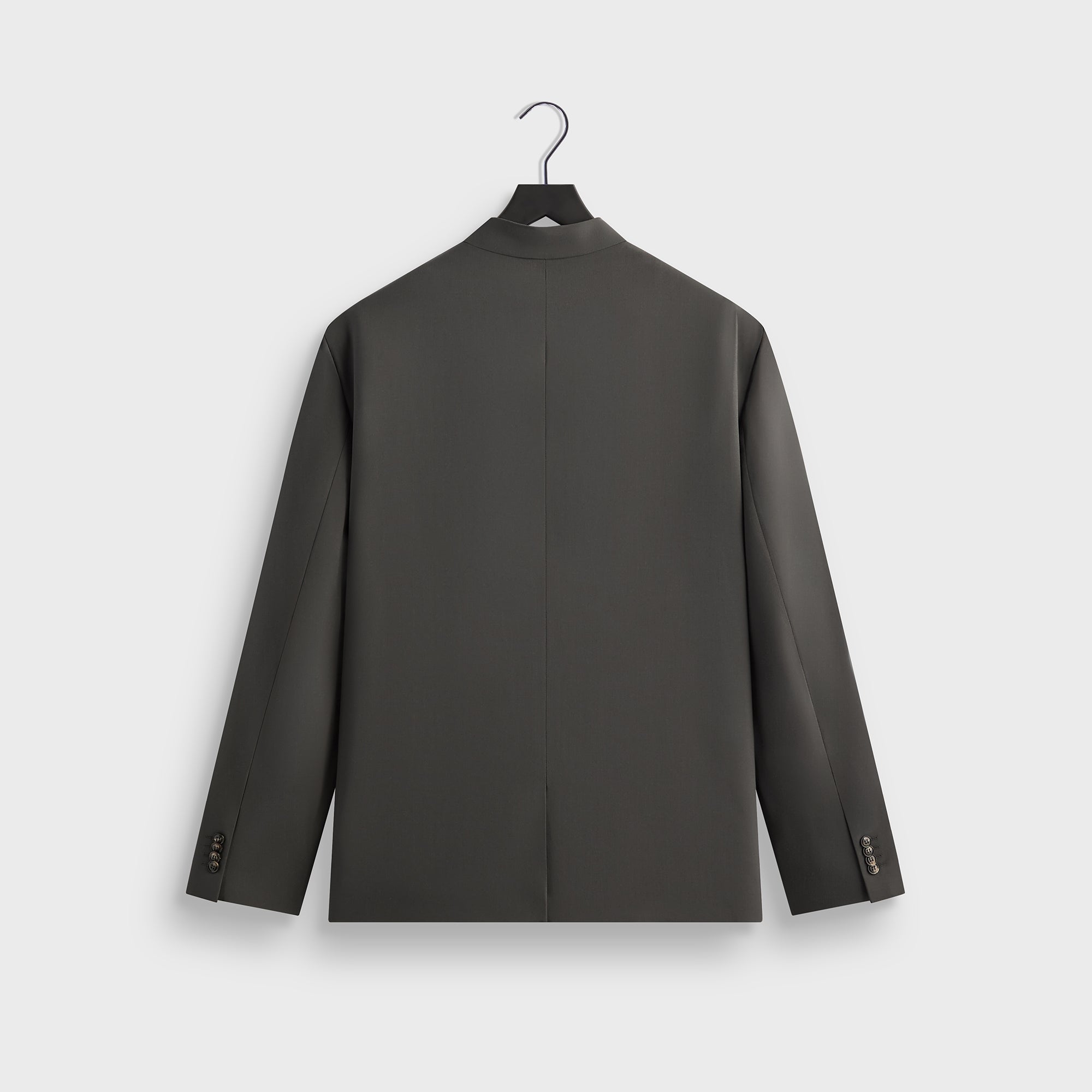 Giorgio Armani & Kith &Kin Milano Crepe Collarless Jacket - Dark Ash - Image 3