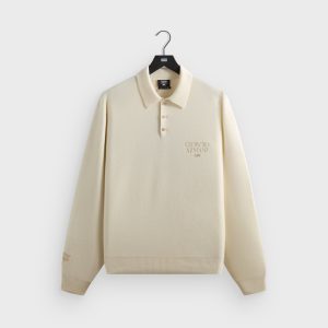 Giorgio Armani & Kith for the New York Knicks Harmon Rugby Polo - Sandrift