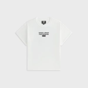 Giorgio Armani & Kith Women Forte Dei Marmi Mulberry Tee - White