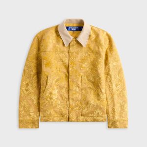 Junya Watanabe MAN Floral Pattern Jacket - Yellow