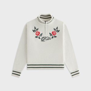 Kith Kids Classic Quarter Zip Wyona - Light Heather Grey