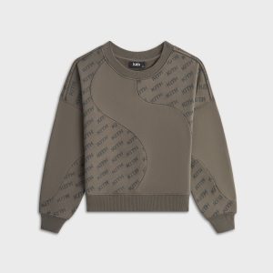 Kith Kids Blocked Monogram Nelson Sweatshirt - Fuel