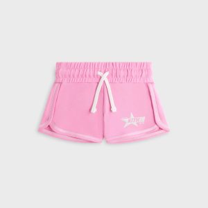 Kith Kids Contrast Stitch Logo Sadie Short - Caladium