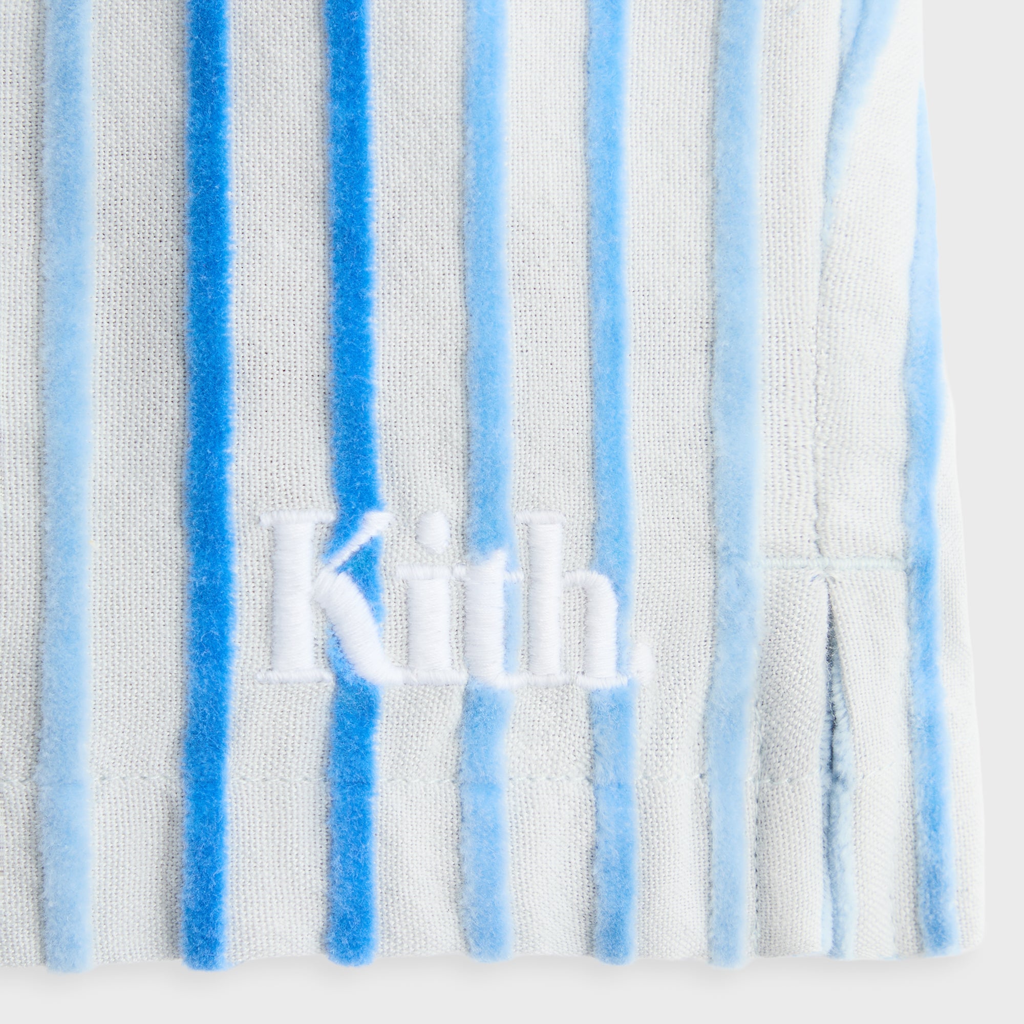 Kith Kids Chenille Stripe Thompson II Camp Short - Cornflower - Image 4