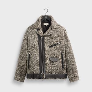 &Kin Plush Boucle Brian Moto - Hallow