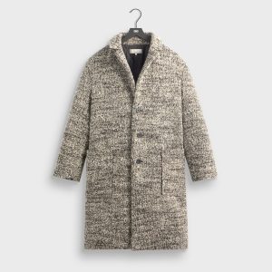 &Kin Plush Boucle Bergen Coat - Hallow