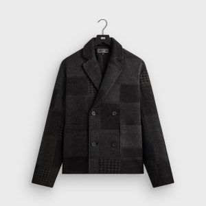 Kith Patchwork Wool Raya Blazer - Shadow