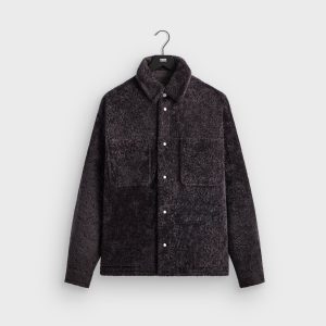 Kith Shearling Ace Shirt Jacket - Thunder