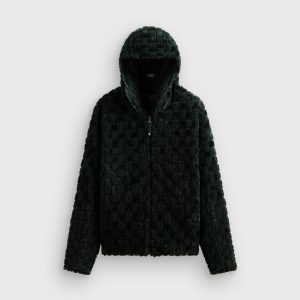 Kith Faux Fur Cropped Hoodie Bomber - Stadium